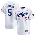 LA.Dodgers #5 Freddie Freeman Player White Tokyo Series Vapor Premier Limited Ddoa Stitched Jerseys