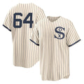 C.White Sox #64 Shane Smith Player Cream Field of Dreams Home Game Ddoa Stitched Jerseys