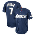 H.Astros #7 Craig Biggio Player Navy Mitchell & Ness Cooperstown Collection 1994 Limited Ddoa Stitched Jerseys