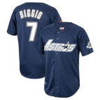 H.Astros #7 Craig Biggio Player Navy Mitchell & Ness Cooperstown Collection 1994 Limited Ddoa Stitched Jerseys