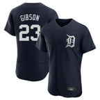 D.Tigers #23 Kirk Gibson Player Navy Limited Elite Home Ddoa Stitched Jerseys