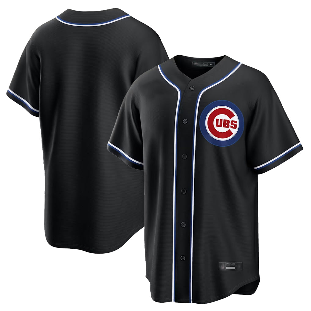 C.Cubs ## Cubs Blank Player Black Home Game Ddoa Stitched Jerseys