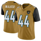 J.Jaguars #44 Travon Walker Player Gold Vapor Limited Home Game Ddoa Stitched Jerseys