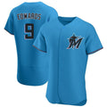 M.Marlins #9 Xavier Edwards Player Blue Home Limited Elite Ddoa Stitched Jerseys