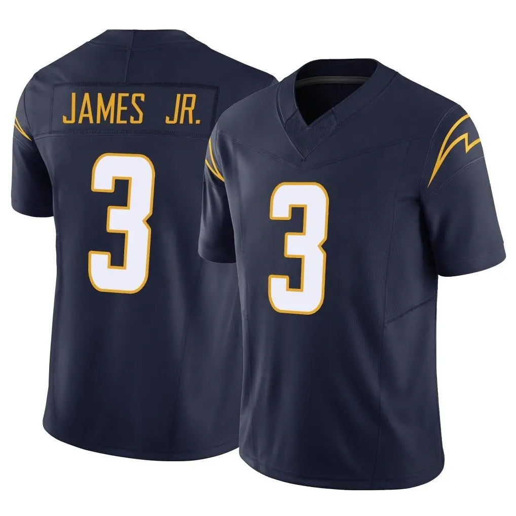 LA.Chargers #3 Derwin James Jr. Player Navy Limited Vapor F.U.S.E. Home Game Ddoa Stitched Jerseys
