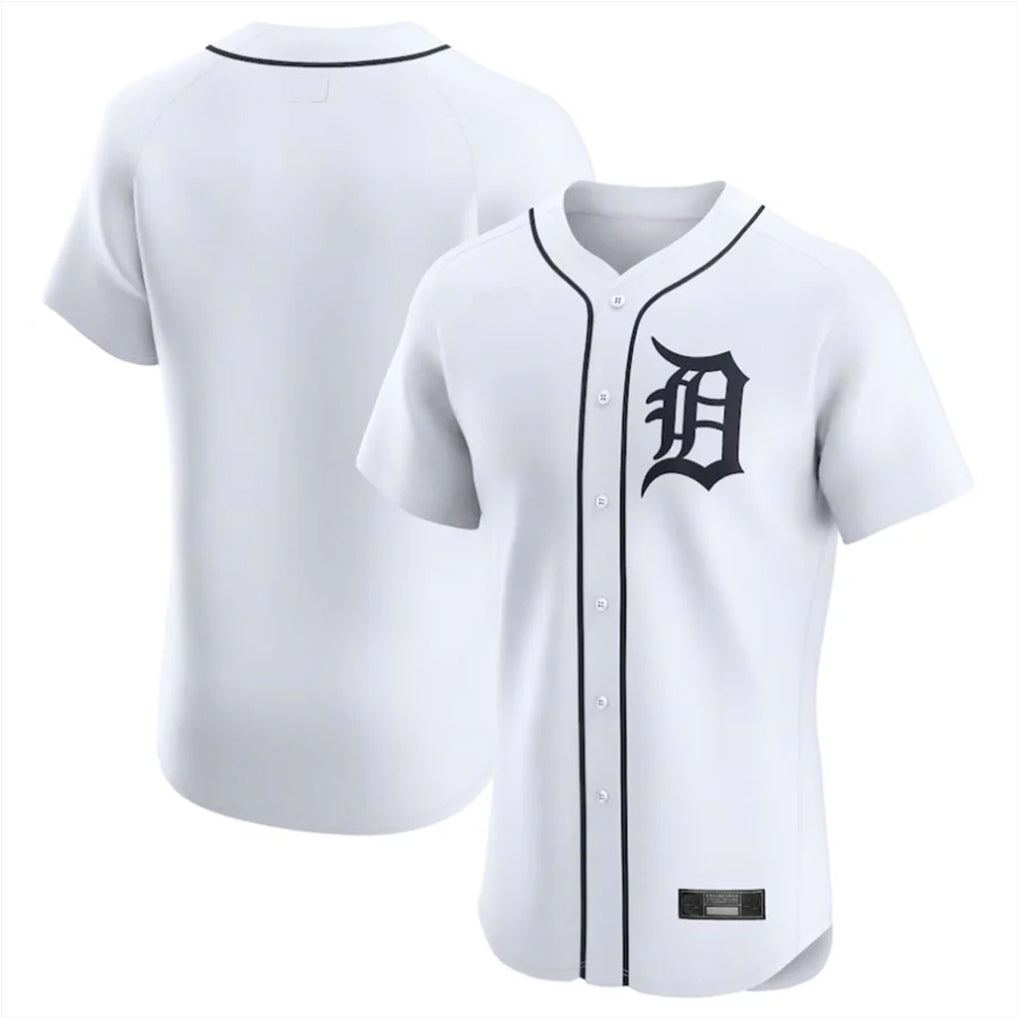 D.Tigers ## Tigers Blank Player White Limited Elite Home Ddoa Stitched Jerseys