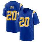 LA.Chargers #20 Cam Hart Player Royal Home Game Ddoa Stitched Jerseys