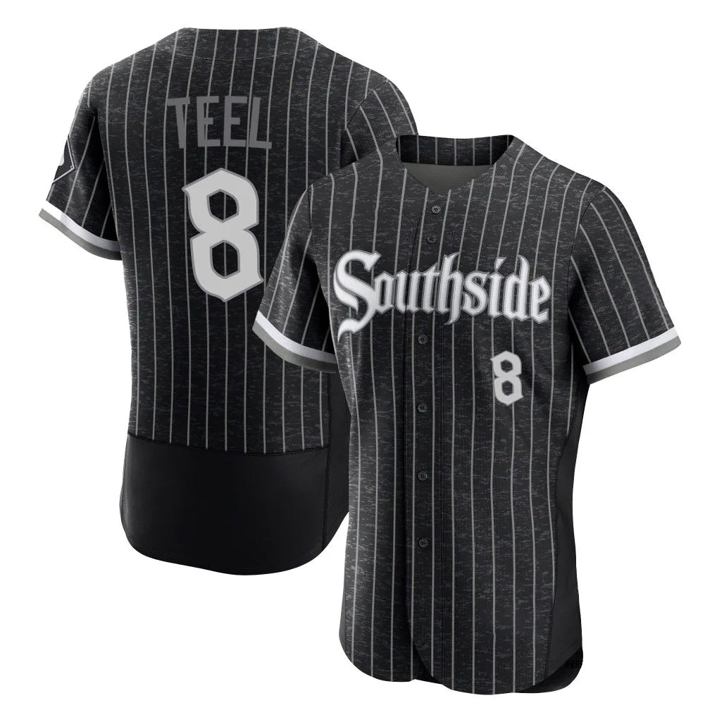 C.White Sox #8 Kyle Teel Player Black City Connect Limited Elite Home Ddoa Stitched Jerseys