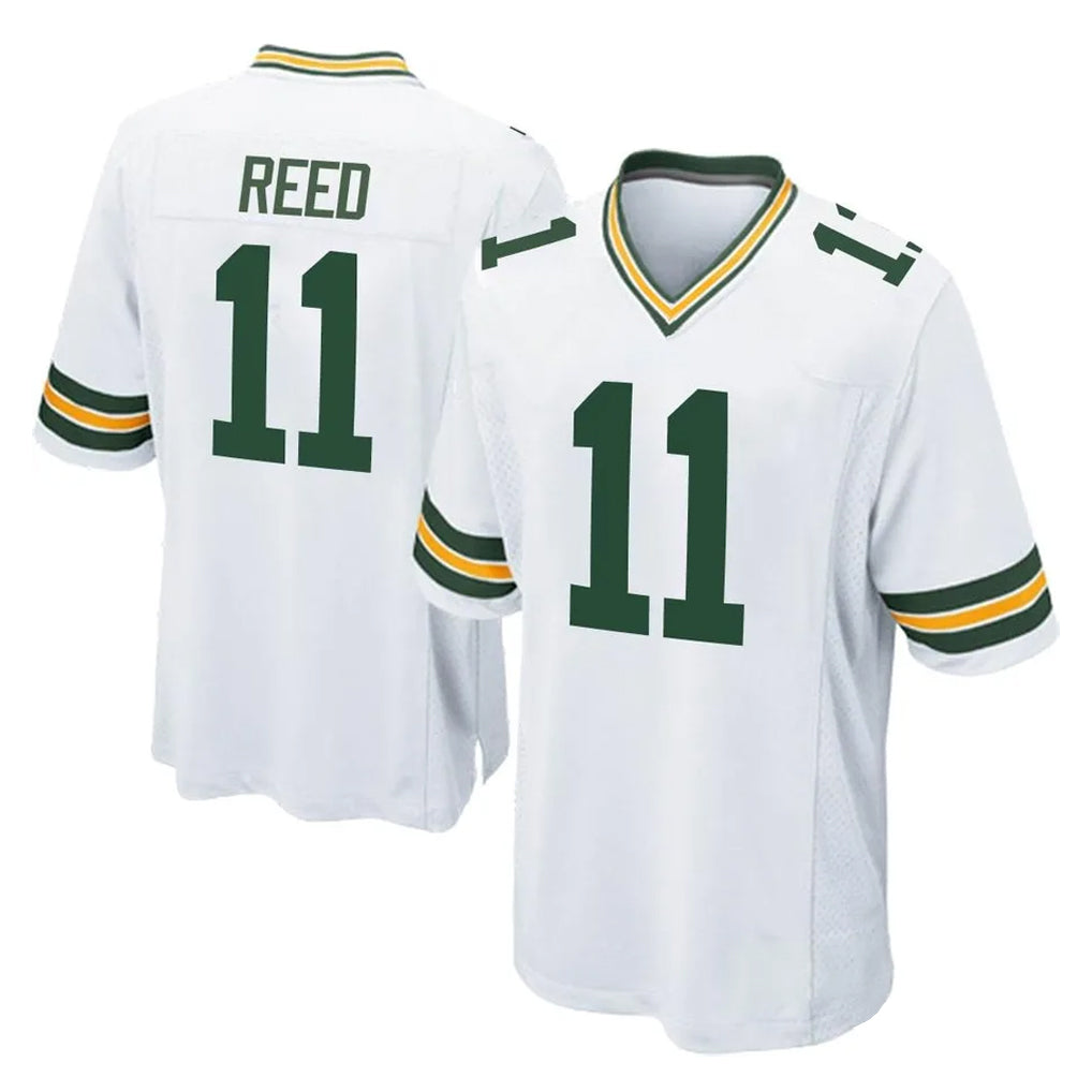 GB.Packers #11 Jayden Reed Player White Home Game Ddoa Stitched Jerseys