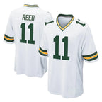 GB.Packers #11 Jayden Reed Player White Home Game Ddoa Stitched Jerseys