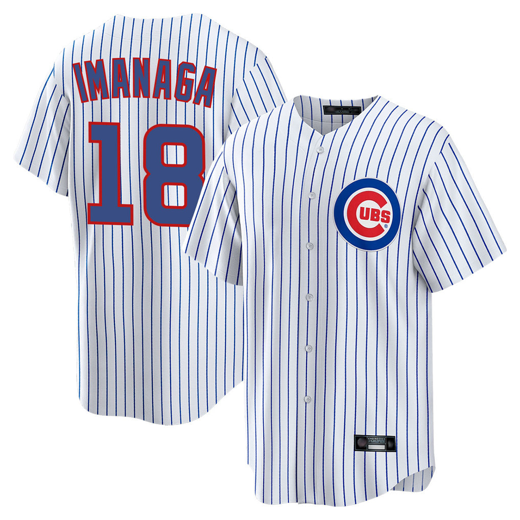 C.Cubs #18 Shota Imanaga Player White Game Home Ddoa Stitched Jerseys
