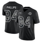 M.Dolphins #94 Jordan Phillips Player Black Limited 2026 Salute to Service Home Game Ddoa Stitched Jerseys