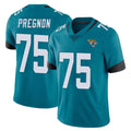 J.Jaguars #75 Emmanuel Pregnon Player Teal Vapor Untouchable Limited Home Game Ddoa Stitched Jerseys