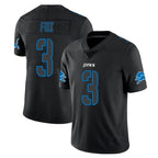 D.Lions #3 Jack Fox Player Black Impact Limited Home Game Ddoa Stitched Jerseys