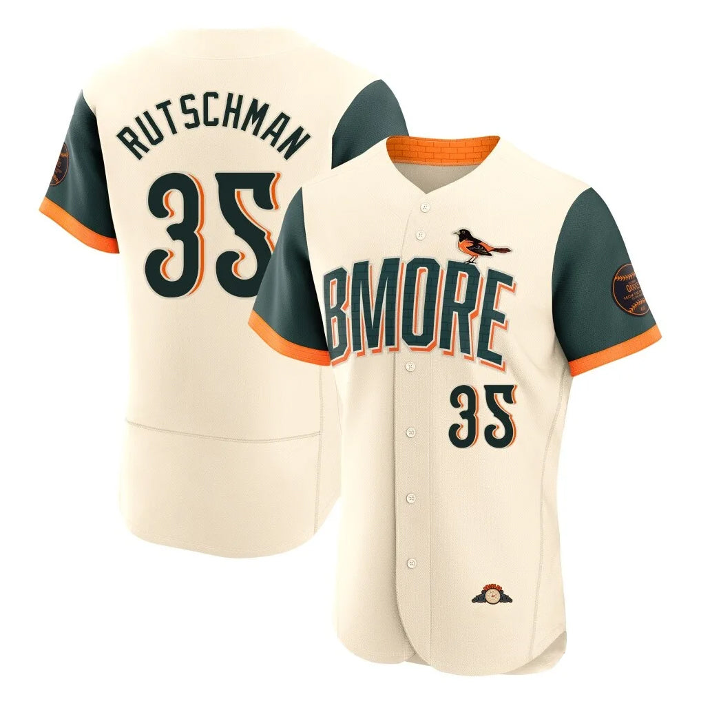 B.Orioles #35 Adley Rutschman Player Cream 2026 City Connect Limited Elite Home Game Ddoa Stitched Jerseys
