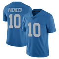 D.Lions #10 Isiah Pacheco Player Blue Limited Throwback Vapor Untouchable Ddoa Stitched Jerseys