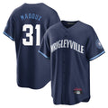 C.Cubs #31 Greg Maddux Player Navy City Connect Home Game Ddoa Stitched Jerseys