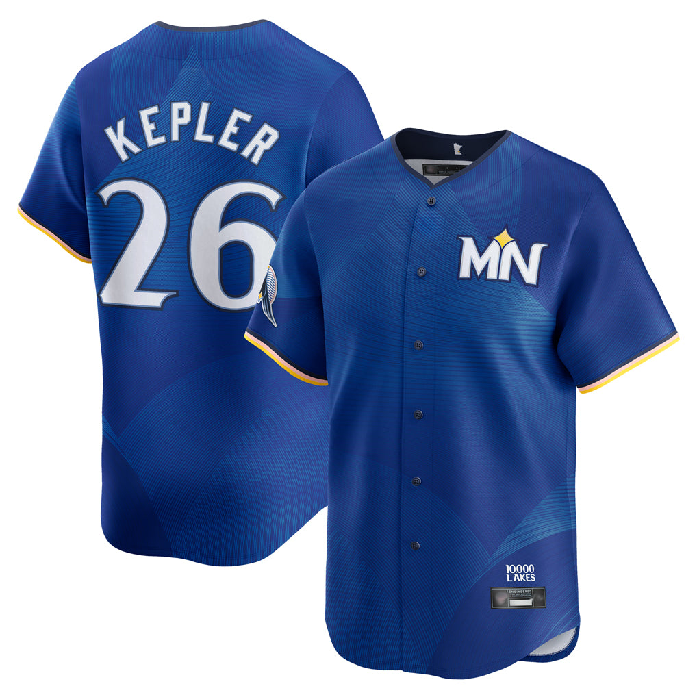 M.Twins #26 Max Kepler Player Royal City Connect Limited Home Ddoa Stitched Jerseys