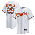 B.Orioles #29 Samuel Basallo Player White Home Game Ddoa Stitched Jerseys