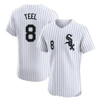 C.White Sox #8 Kyle Teel Player White Stripe Limited Elite Home Ddoa Stitched Jerseys