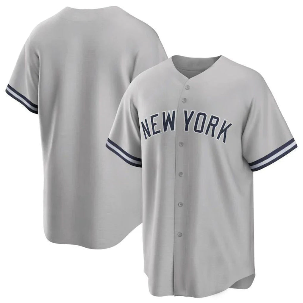 NY.Yankees ## Yankees Blank Player Gray Road Game Ddoa Stitched Jerseys