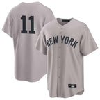NY.Yankees #11 Anthony Volpe Player Gray Game Home Ddoa Stitched Jerseys