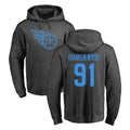T.Titans #91 John Franklin-Myers Player Ash One Color Pullover Hoodies Home Game Ddoa Stitched Jerseys