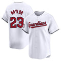 C.Guardians #23 Bo Naylor Player White Limited Home Ddoa Stitched Jerseys