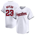 C.Guardians #23 Bo Naylor Player White Limited Home Ddoa Stitched Jerseys