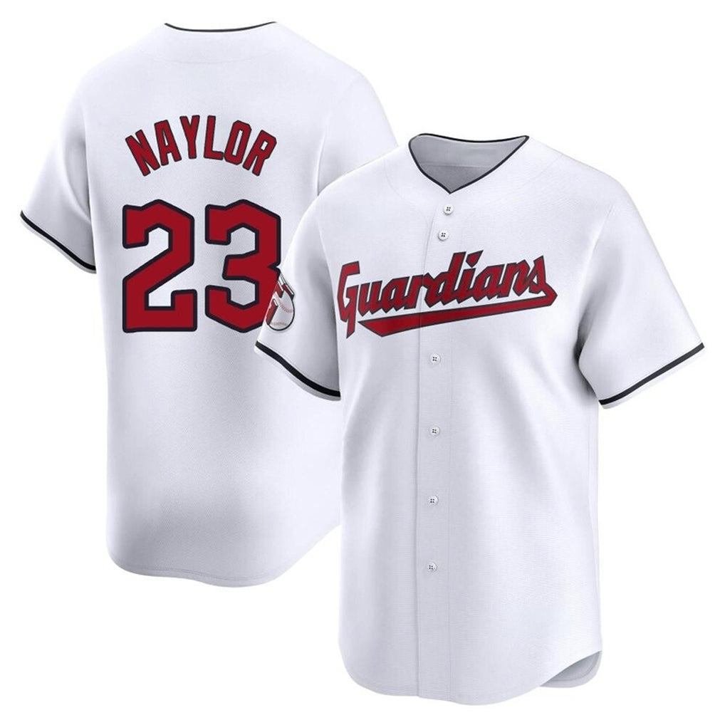C.Guardians #23 Bo Naylor Player White Limited Home Ddoa Stitched Jerseys