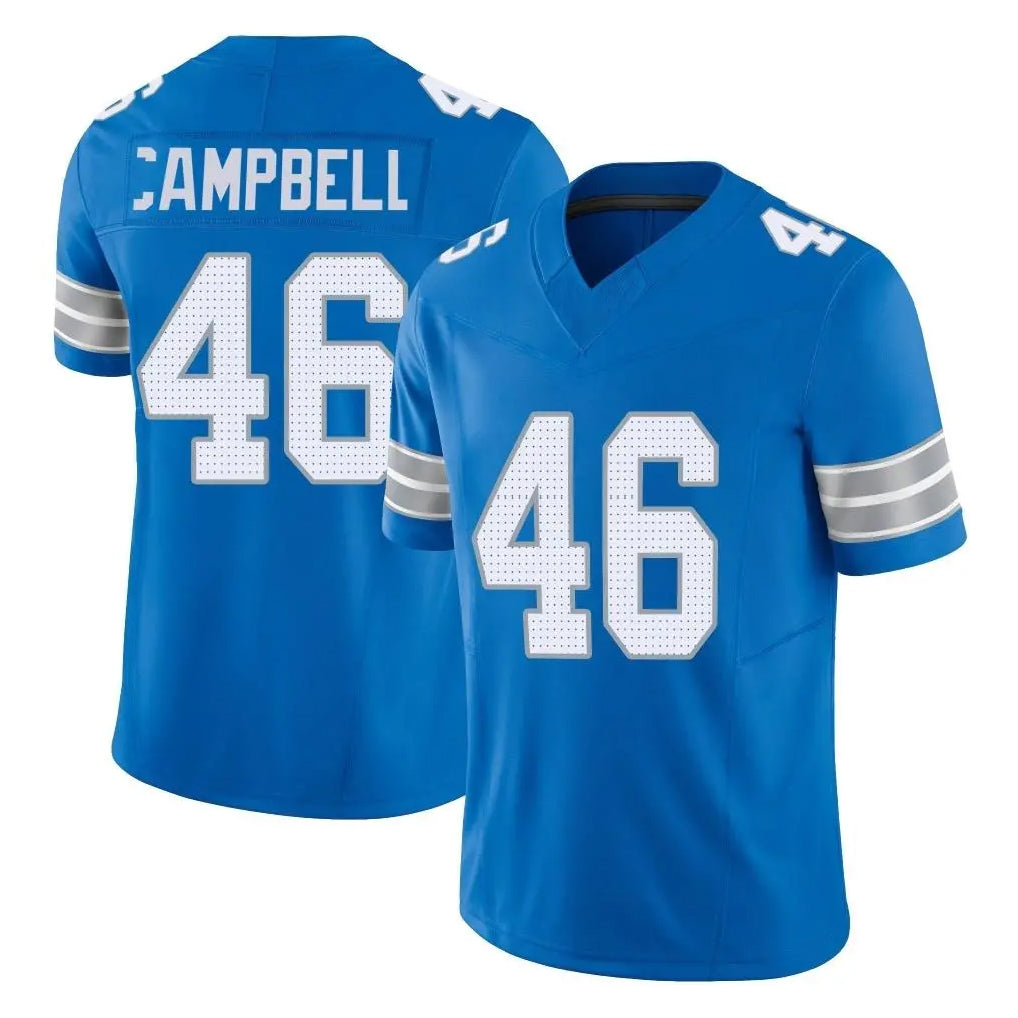 D.Lions #46 Jack Campbell Player Blue Limited Vapor F.U.S.E. Alternate Home Game Ddoa Stitched Jerseys