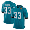 J.Jaguars #33 Bhayshul Tuten Player Teal Home Game Ddoa Stitched Jerseys