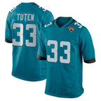 J.Jaguars #33 Bhayshul Tuten Player Teal Home Game Ddoa Stitched Jerseys