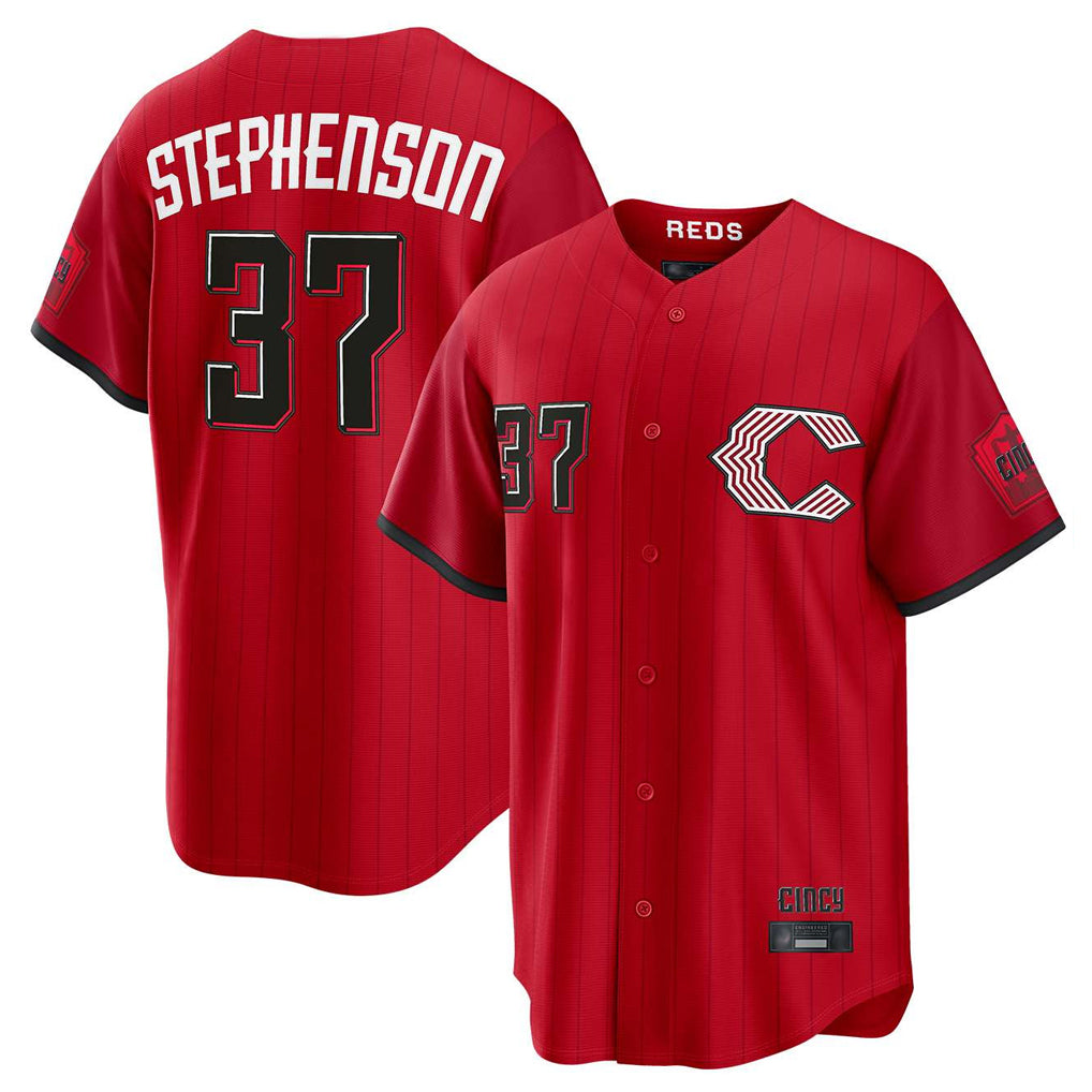C.Reds #37 Tyler Stephenson Player Red 2026 City Connect Home Game Ddoa Stitched Jerseys