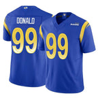 LA.Rams #99 Aaron Donald Player Royal Limited Vapor F.U.S.E. Home Game Ddoa Stitched Jerseys