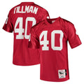 A.Cardinals #40 Pat Tillman Player Red Mitchell & Ness Cardinal Legacy Replica Ddoa Stitched Jerseys