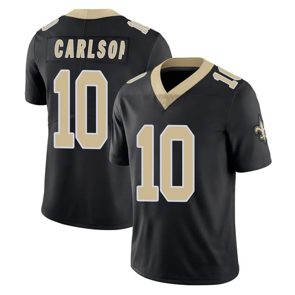 NO.Saints #10 Daniel Carlson Player Black Limited Vapor Untouchable Home Game Ddoa Stitched Jerseys