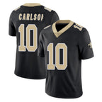 NO.Saints #10 Daniel Carlson Player Black Limited Vapor Untouchable Home Game Ddoa Stitched Jerseys
