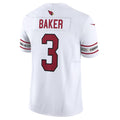 A.Cardinals #3 Budda Baker Player White Vapor F.U.S.E. Limited Ddoa Stitched Jerseys