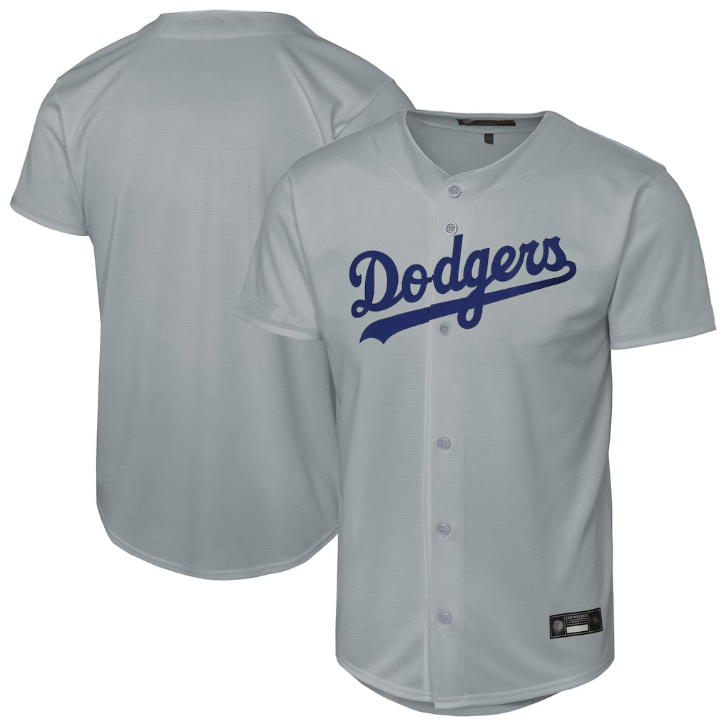 LA.Dodgers ## Dodgers Blank Player Gray Game Ddoa Stitched Jerseys