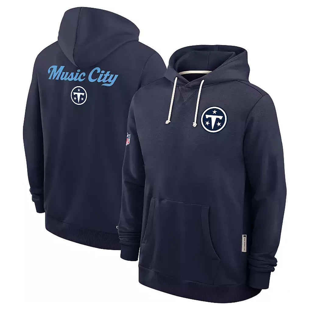 T.Titans ## Titans Blank Player Navy Pullover Hoodies Home Game Ddoa Stitched Jerseys