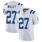 IN.Colts #27 Justin Walley Player White Limited Vapor Untouchable Home Game Ddoa Stitched Jerseys