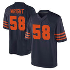 C.Bears #58 Darnell Wright Player Navy Blue Alternate Game Ddoa Stitched Jerseys