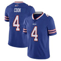 B.Bills #4 James Cook III Player Royal  Vapor Untouchable Limited Ddoa Stitched Jerseys