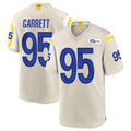 LA.Rams #95 Myles Garrett Player Bone Home Game Ddoa Stitched Jerseys