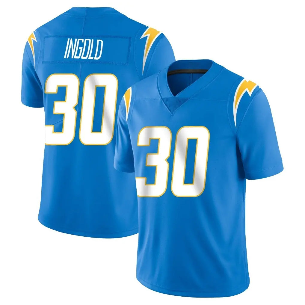 LA.Chargers #30 Alec Ingold Player Blue Limited Vapor Untouchable Home Game Ddoa Stitched Jerseys