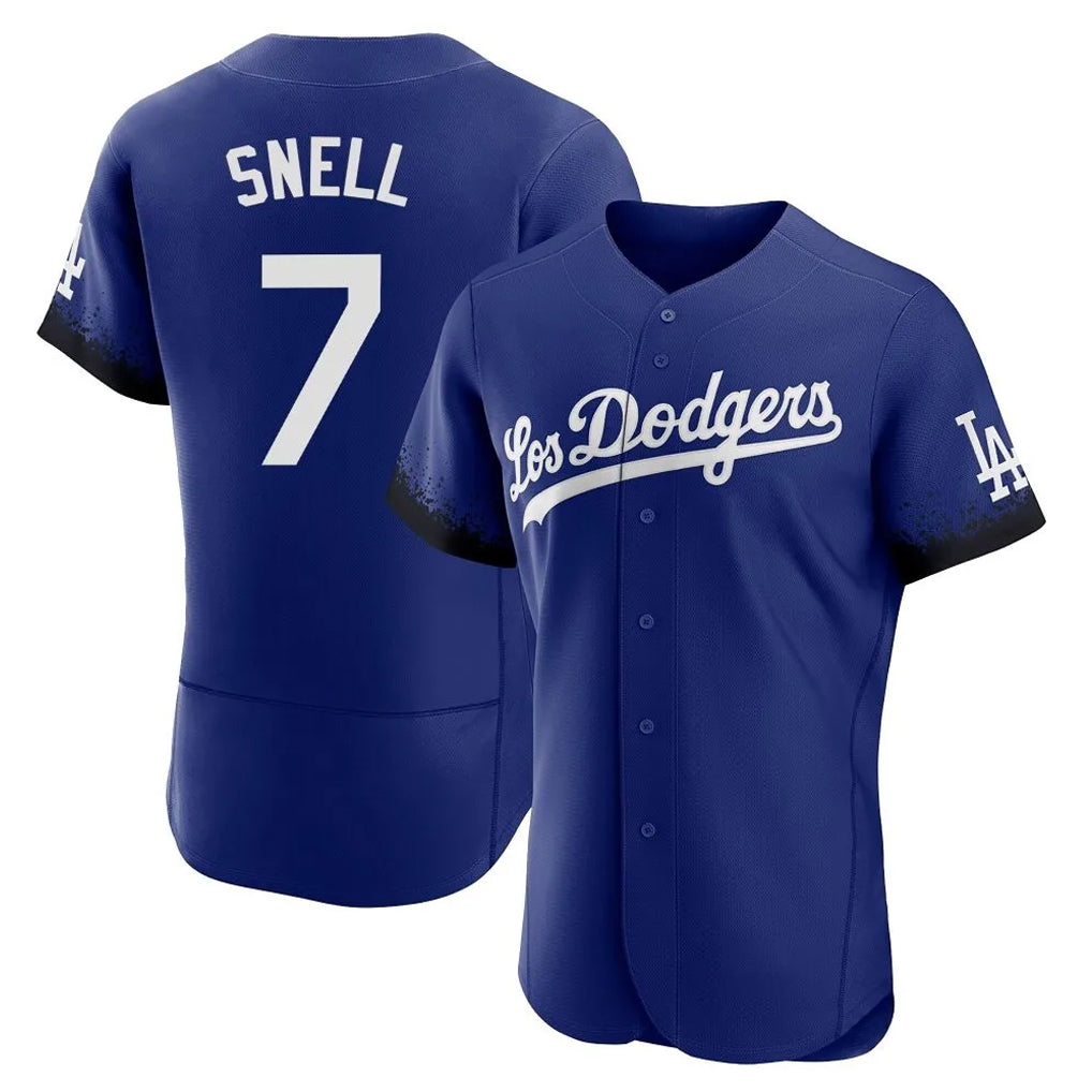 LA.Dodgers #7 Blake Snell Player Royal City Connect Elite Home Ddoa Stitched Jerseys