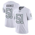 LV.Raiders #51 Malcolm Koonce Player White Limited Color Rush Home Game Ddoa Stitched Jerseys