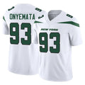 NY.Jets #93 David Onyemata Player White Limited Vapor F.U.S.E. Home Game Ddoa Stitched Jerseys