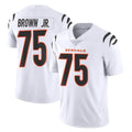 C.Bengals #75 Orlando Brown Jr. Player White Vapor Untouchable Limited Home Game Ddoa Stitched Jerseys